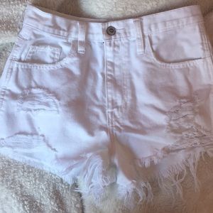 hollister high waisted shorts